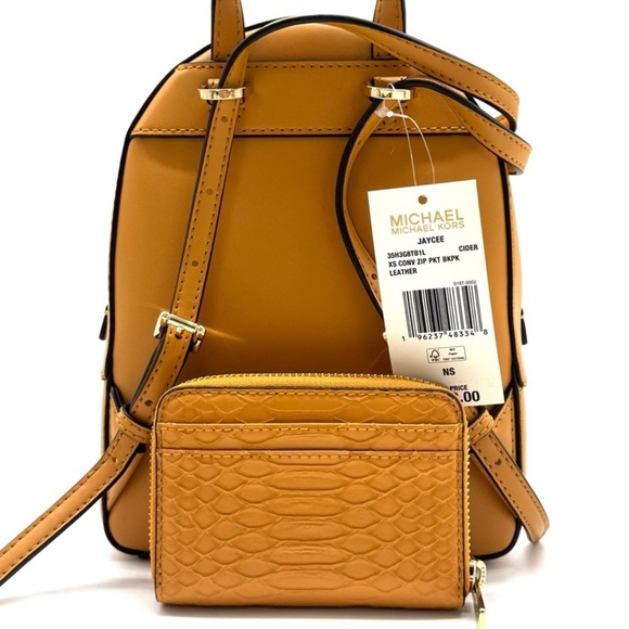 Michael Kors Jaycee Extra-Small Signature Logo Backpack & Matching ZA Card Case main image 10